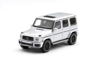 Mercedes-Benz G63 2022 silver metallic 1:64 Mini GT