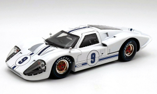 Ford GT40 MK MIV #9 J9 1967 Wimbledon white 1:18 Acme Diecast