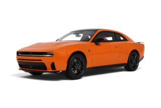 Dodge Charger R/T 2026 peel out orange 1:18 GT Spirit
