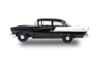 Chevrolet 150 *Barrett-Jackson* 1957 onyx black/gloss white 1:18 Highway 61