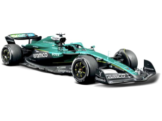 Aston Martin AMR 25 #18 L. Stroll 2025 with Driver Figure - Hard Case 1:24 Bburago