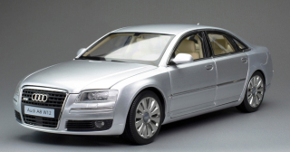 Audi A8 D3 6.0L W12 2008 silver 1:18 Sun Star