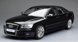 Audi A8 D3 4.2L TDi 2008 black 1:18 Sun Star