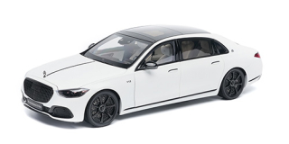 Mercedes-Maybach S-Class 2023 white 1:18 Almost Real