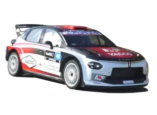 Lancia Ypsilon HF Rally2 #29 Rossel/Dunand WRC2 Rally Croatia 2026 1:43 Ixo Models