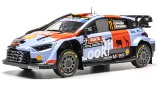Hyundai i20 N Rally1 #11 Neuville/Widaeghe Safari Rallye Kenia 2026 1:43 Ixo Models