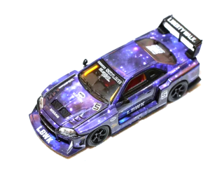 Nissan ER34 Skyline purple 1:64 Street Weapon