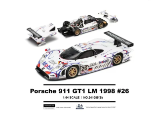 Porsche 911 GT1 #26 A.McNish/L.Aiello/S.Ortelli 24H Le Mans 1998 1:64 Trends Hobby
