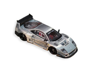 Ferrari F40 *ZAMAC* silver 1:64 Street Weapon
