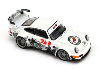 Porsche 964 *Akira* white 1:64 Street Weapon