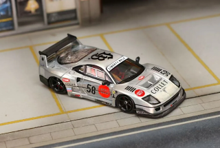 Ferrari F40 *ZAMAC* #58 silver 1:64 Street Weapon