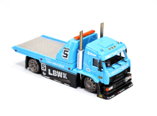 Kamaz Modified Trailer Tilt blue 1:64 Street Weapon