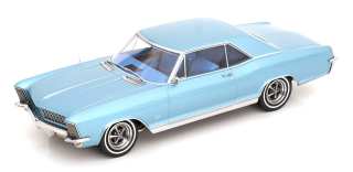 Buick Riviera 1965 light blue metallic 1:18 KK Scale