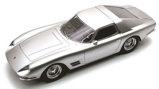 Lamborghini 400 GT Monza silver metallic 1:18 Tecnomodel