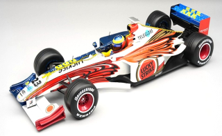 BAR Supertec #23 R.Zonta French GP 1999 Rain Tyres + Pilot Figure 1:18 Tecnomodel