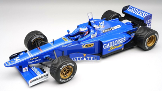 Prost Mugen JS45 #14 O.Panis Monaco GP 1997 Rain Tyres + Pilot Figure 1:18 Tecnomodel