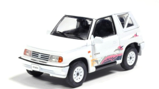 Suzuki Vitara Escudo 1995 white/decals 1:43 Ixo Models