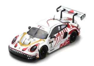Porsche GT3 R AO Racing #8 Heinrich/ Picariello/ Andlauer Winner 1000KM Suzuka 2026 with Pit Board 1:18 Spark