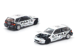 Honda Civic (EF9) Nakajima Planning #15 H.Goto/K.Sato JTC InterTEC 1991 1:64 Pop Race Limited