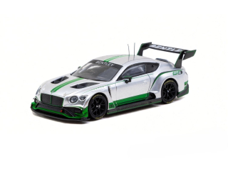 Bentley Continental GT3 Presentation 2018 silver/green 1:64 Tarmac