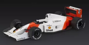 McLaren F1 Honda MP4/7 #1 A.Senna Winner Monza Italy GP 1992 with Pilot Figure 1:18 GP Replicas