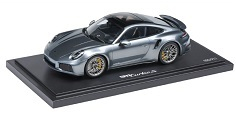 Porsche 911 Turbo S 992.2 vanadium grey metallic 1:18 Porsche Dealer edition
