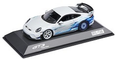 Porsche 911 GT3 992.2 Artisan Edition white/blue 1:43 Porsche Dealer Edition