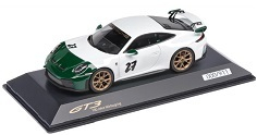 Porsche 911 GT3 992.2 100 Years Nürburgring white/green 1:43 Porsche Dealer Edition