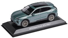 Porsche Cayenne Turbo Electric E4 mystic green metallic 1:43 Porsche Dealer Edition