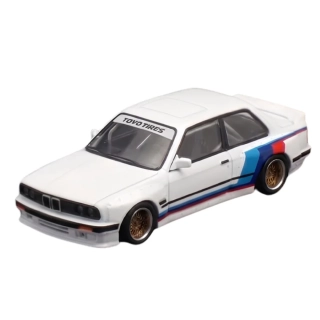 BMW E30 Pandem white 1:64 Pop Race Limited