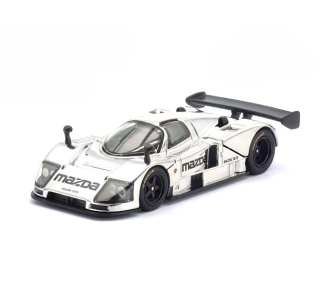 Mazda 787B Test Car *Poprace x Tokyo Station* silver chrome 1:64 Pop Race Limited