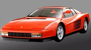 Ferrari Testarossa 1984 red 1:18 Bburago