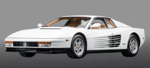 Ferrari Testarossa 1984 white 1:18 Bburago