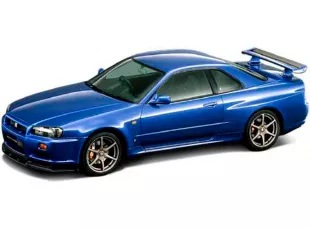 Nissan Skyline GT-R R34 Coupe 1999 blue 1:18 Maisto
