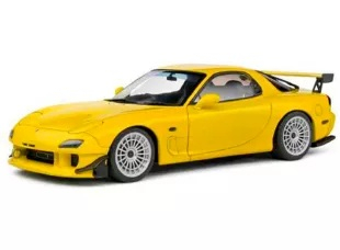 Mazda RX-7 FD Coupe 1997 yellow 1:18 Maisto