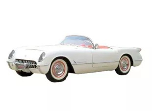 Chevrolet Corvette Spider 1953 white 1:18 Maisto