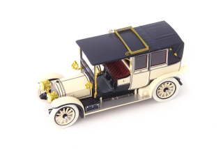 Mercedes 38/70PS Kettenwagen Landaulet Closed 1911 cream/black 1:43 AutoCult