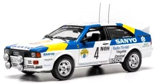 Audi Quattro #4 Blomqvist/ Cederberg Winner Rally Sweden 1982 1:43 Ixo Models
