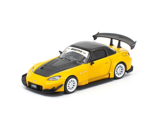 Honda Amuse S2000 yellow 1:64 WORKS
