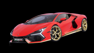 Lamborghini Revuelto "Miura 60°" Homage rosso arancio/gold 1:43 Look Smart Models