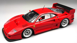 Ferrari F40 Le Mans Press Version 1996 Enkei Silver Wheels red 1:12 Tecnomodel
