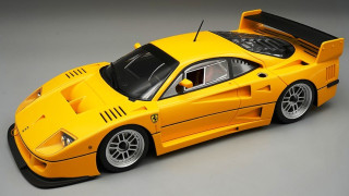 Ferrari F40 Le Mans Press Version 1996 Enkei Silver Wheels giallo modena 1:12 Tecnomodel