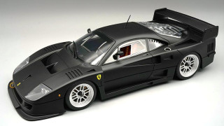 Ferrari F40 Le Mans Press Version 1996 Enkei Silver Wheels matt black 1:12 Tecnomodel