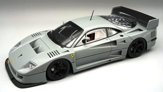 Ferrari F40 Le Mans Press Version 1996 Black Wheels grigio medio 1:12 Tecnomodel