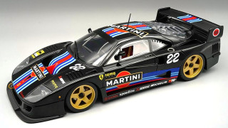Ferrari F40 Le Mans Martini Racing #22 Racing 1996 Gold Wheels 1:12 Tecnomodel