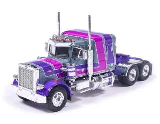Peterbilt 359 1973 gray/purple 1:64 Ixo America