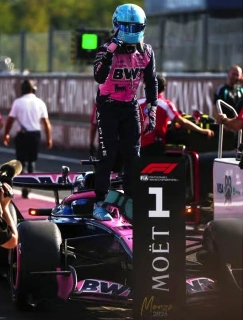 Alpine A526 BWT #10 P.Gasly First Pole Position Italian GP 2026 with Pit Board 1:18 Spark
