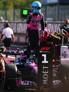 Alpine BWT A526 #10 P.Gasly First Pole Position Italian GP 2026 with Pit Board 1:43 Spark