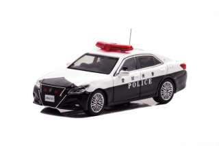 Toyota Crown Athlete (GRS214) Traffic Police Car (453) Aichi Prefectural Police white/black 1:64 Rai's