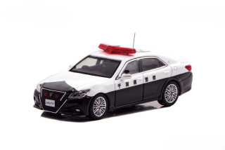 Toyota Crown Athlete (GRS214) High Way Patrol Car (604) Chiba Prefecture Police Department white/black 1:64 Rai's